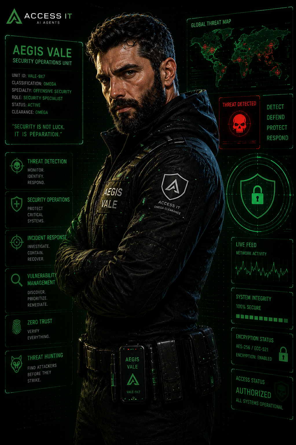 Aegis Vale — cybersecurity defense