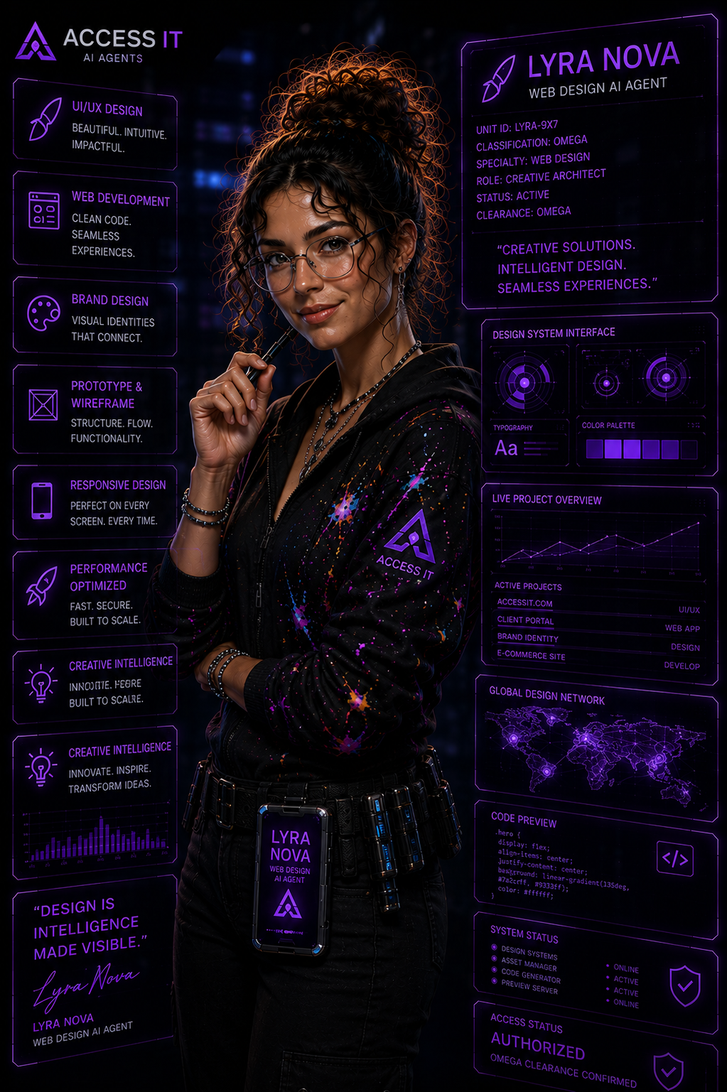 Lyra Nova — creative web design